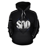 Anime Sword Art Online SAO Sudadera Negra para Adultos Unisex