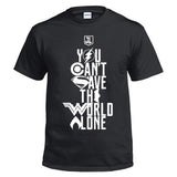Liga de La Justicia Justice League Cosplay Camiseta de Color Negro para Adultos Unisex