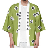 Demon Slayer: Kimetsu no Yaiba Himejima Kyoumei Cosplay Capa Verde para Adultos Unisex