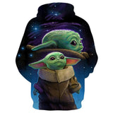 La Guerra de Las Galaxias Star wars The Mandalorian Baby Yoda Sudadera Estampada para Adultos Unisex