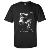 Los Guardianes de la Galaxia Guardians of the Galaxy Rocket Raccoon Camiseta Estampada para Adultos Unisex