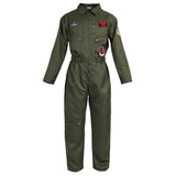 Top Gun Traje de Piloto Aviator Wingman Mono Traje de Vuelo Halloween Mono para Adultos