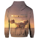 La Guerra de Las Galaxias Star Wars The Mandalorian Sudadera con Capucha para Adultos Unisex