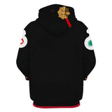 Toilet-Bound Hanako-kun Hanako Cosplay Sudadera Estampada con Capucha para Adultos Unisex