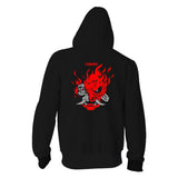 Videojuego Cyberpunk 2077 Cosplay Sudadera con Cremallera y Capucha para Adultos Unisex