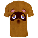 Animal Crossing Bosque de Los Animales Camiseta con Impreso de Tom Nook Camiseta de Verano Unisex