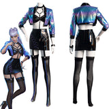 Juego League of Legends LOL KDA Agony‘s Embrace Evelynn Cosplay Disfraz Halloween Carnaval Traje Mujer Per.