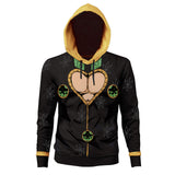 La Extraña Aventura de JoJo JoJo's Bizarre Adventure Giorno Giovanna Sudadera con Capucha para Adultos Unisex