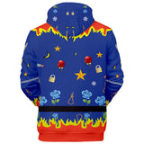 Birds of Prey Harley Quinn Cosplay Sudadera Estampada con Capucha para Adultos Unisex