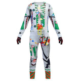 Navidad Descendientes Descendants 3 Carlos Zentai Cosplay para Halloween Mono para Adultos Unisex