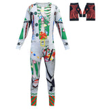 Navidad Descendientes Descendants 3 Carlos Zentai Cosplay para Halloween Mono para Adultos Unisex