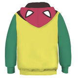 Teen Titans Go Robin Cosplay Sudadera Estampada con Capucha para Niños