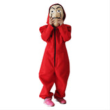 La Casa de Papel Drama Dali Mono de Halloween Cosplay Disfraz para Niños