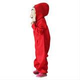 La Casa de Papel Drama Dali Mono de Halloween Cosplay Disfraz para Niños