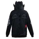 Cómo Entrenar A Tu Dragón How To Train Your Dragon Toothless Cosplay Sudadera con Cremallera para Niños