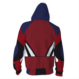 Los Descendientes Descendants 3 Cosplay Evie Sudadera con Cremallera para Adultos Unisex