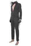 Película The Nightmare Before Christmas Jack Skellington Adulto Cosplay Disfraz Halloween Carnaval Fiesta