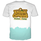 Animal Crossing Bosque de Los Animales Camiseta Novedad Camiseta Casual Unisex
