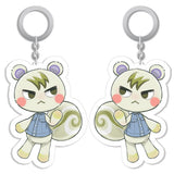 Juego Animal Crossing Bosque de Los Animales Llavero Acrílico Marshal Colgante Llaveros