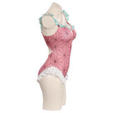 Anime Demon Slayer Kamado Nezuko Cosplay Disfraz traje de baño Halloween Carnaval Traje