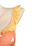 Anime Demon Slayer Agatsuma Zenitsu Cosplay Disfraz Traje de baño Halloween Carnaval Traje