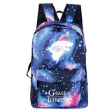 Juego de Tronos Game of Thrones Stark Sigil Cosplay Mochila Casual Accesorios
