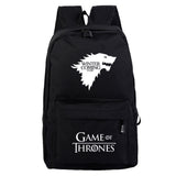 Juego de Tronos Game of Thrones Stark Sigil Cosplay Mochila Casual Accesorios