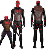 Juego Gotham Knights Red Hood Jason Todd Cosplay Disfraz Halloween Carnaval Traje