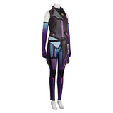 Juego Overwatch Sombra Olivia·Colomar Cosplay Disfraz Traje Navidad Carnaval Fiesta