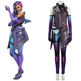 Juego Overwatch Sombra Olivia·Colomar Cosplay Disfraz Traje Navidad Carnaval Fiesta