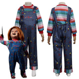 Película Child's Play Chucky Niños Cosplay Navidad Halloween Disfraz Fiesta Conjunto Carnaval