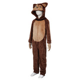 Animal Squirrel Mono Pijamas Niños Cosplay Disfraz Traje Navidad Carnaval Fiesta