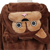 Animal Squirrel Mono Pijamas Niños Cosplay Disfraz Traje Navidad Carnaval Fiesta