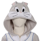 Animal Conejo Pijamas Mono Niños Cosplay Disfraz Traje Navidad Carnaval Fiesta