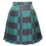 Anime Demon Slayer Kamado Tanjirou Cosplay Disfraz Traje Falda Creación Secundaria-disfrazdeptdiadebrujas.com®