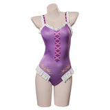 Anime Rapunzel Princesa Cosplay Fiesta Disfraz Traje de Baño Creación Secundaria-disfrazdeptdiadebrujas.com®