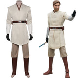 Película Star Wars: The Clone Wars Obi Wan Kenobi Cosplay Disfraz Traje Fiesta Navidad Carnaval