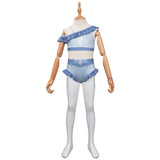 Película Frozen Elsa Niños Cosplay Fiesta Disfraz Traje de Baño Creación Secundaria-disfrazdeptdiadebrujas.com®