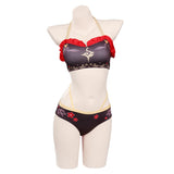 Juego Genshin Impact Hutao Cosplay Fiesta Disfraz Traje de Baño Bikini