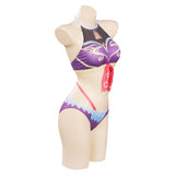Juego Genshin Impact Ganyu Cosplay Fiesta Disfraz Traje de Baño Bikini