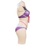 Juego Genshin Impact Ganyu Cosplay Fiesta Disfraz Traje de Baño Bikini