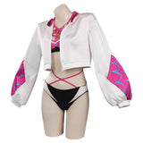 Película Spider-Man: Across The Spider-Verse Gwen Stacy Cosplay Fiesta Disfraz Traje de Baño Bikini