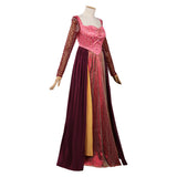 Película Hocus Pocus 2 Sarah Sanderson Cosplay Disfraz Traje Vestido Falda Navidad Carnaval Niños y Adultos