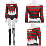 Película A Nightmare On Elm Street Freddy Krueger Cosplay Disfraz Traje Fiesta Halloween Carnaval