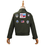Película Top Gun: Maverick Niños Cosplay Chaqueta de Bombardeo Disfraz Traje Fiesta Navidad Carnaval