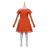 Niños Calabaza Cosplay Disfraz Traje Vestido Falda Navidad Conjunto Carnaval