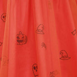 Niños Calabaza Cosplay Disfraz Traje Vestido Falda Navidad Conjunto Carnaval