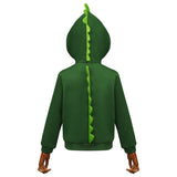 Niños Pequeño Dinosaurio Sudadera Mascarada Cosplay Disfraz Fiesta Halloween Carnaval