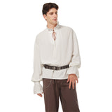 Vikingos Medievales Camisas Con Volantes Pirata Victoriano Cosplay Disfraz Traje Fiesta Navidad Carnaval