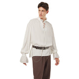 Vikingos Medievales Camisas Con Volantes Pirata Victoriano Cosplay Disfraz Traje Fiesta Navidad Carnaval